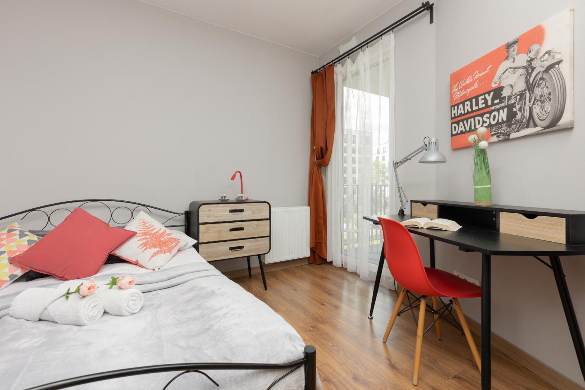 Cozy Three-Bedroom Family Apartment In Warsaw By Noclegi Renters Kültér fotó